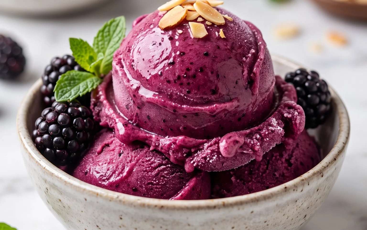Ninja Creami Blackberry Sorbet