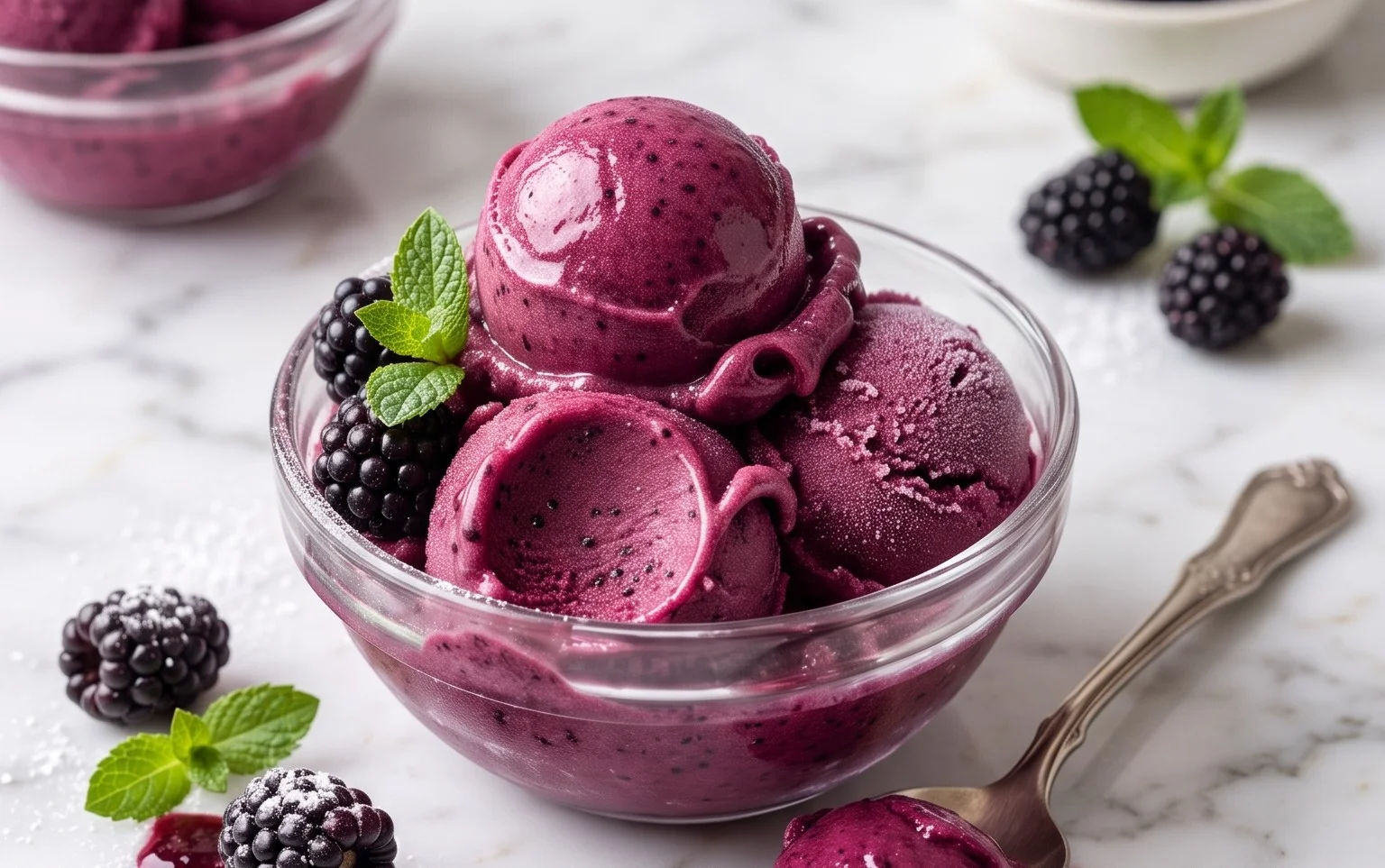 Ninja Creami Blackberry Sorbet