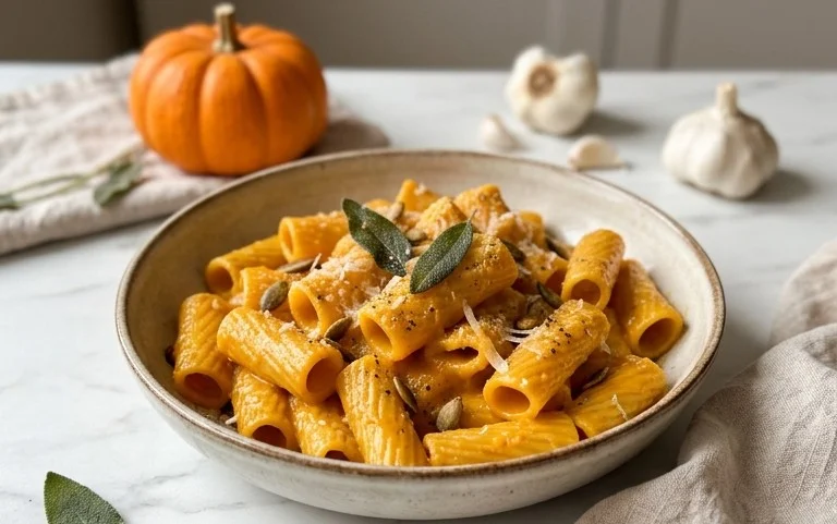 Cremige Kürbis-Pasta: Schnelles Herbst-Rezept